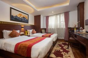 Letto o letti in una camera di Thamel Boutique Hotel