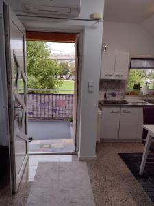 Kuchyň nebo kuchyňský kout v ubytování Apartman Breza