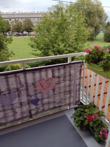 Balkón nebo terasa v ubytování Apartman Breza