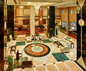 Posezení v ubytování Safir Hotel Cairo