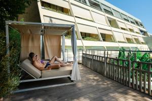 Balkón nebo terasa v ubytování Holiday Park Vile - Terme Krka