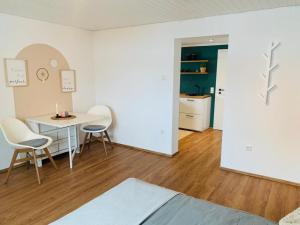 Dapur atau dapur kecil di Appartements Kleine Auszeit