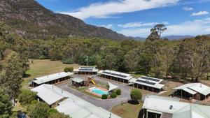 Üldine mäevaade või majutusasutusest Halls Gap Log Cabins pildistatud vaade