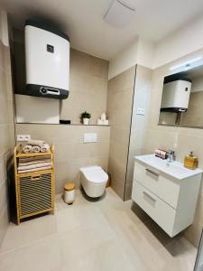 Koupelna v ubytování Apartmán Vyškov