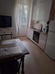 Kuchyňa alebo kuchynka v ubytovaní Apartman Fiume