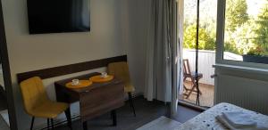 Χώρος καθιστικού στο LINDENHOF Apartment