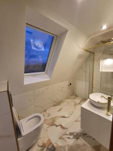 Ένα μπάνιο στο Apartament GubalowskiLasPremium +19 φωτογραφίες