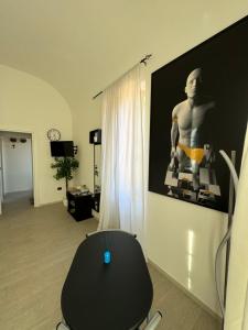 TV a/nebo společenská místnost v ubytování B&B La Meta