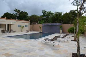 Swimmingpoolen hos eller tæt på Sakr Hotel Rio Preto