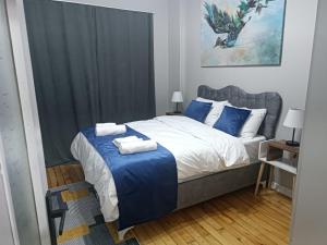 Postel nebo postele na pokoji v ubytování Otel şahmaran