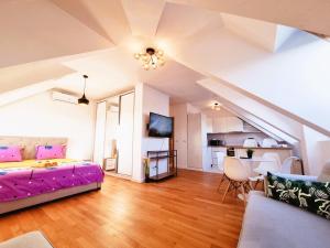 Posezení v ubytování Bucharest Central E Apartment