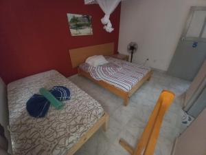 Postel nebo postele na pokoji v ubytování Casa Mario