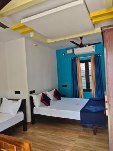 Postel nebo postele na pokoji v ubytování Popple Beach House