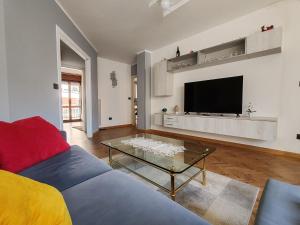 TV a/nebo společenská místnost v ubytování La tua casa a Felizzano
