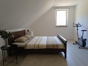 Letto o letti in una camera di Kuća za odmor Kekec Fruška gora