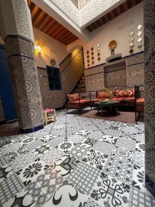 Posezení v ubytování Riad Al Borj
