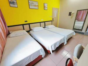 Katil atau katil-katil dalam bilik di Dihao Hostel North Railway Station