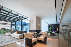 Istumisnurk majutusasutuses LIKTO-YIYU Hotel Guangzhou Pazhou Exhibition Canton Tower Branch