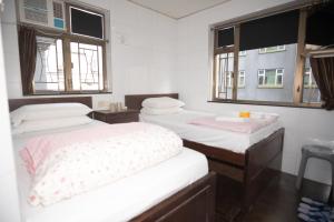 Voodi või voodid majutusasutuse Hollywood guesthouse toas