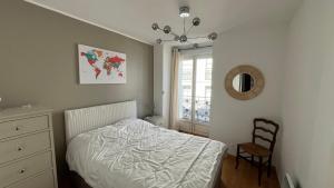 Posteľ alebo postele v izbe v ubytovaní Résidence Poste & Golf, appartement pour 4 personnes au cœur de Luchon
