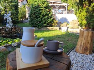 Vonkajšia záhrada v ubytovaní We love Tokaj cottage