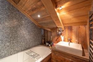 Phòng tắm tại Chalet Zibeline