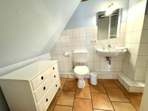 Koupelna v ubytování Altes Standesamt Studiowohnung + 6 fotografií