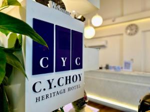 Certifikát, hodnocení, plakát nebo jiný dokument vystavený v ubytování C Y C Heritage Hotel
