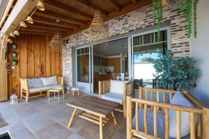 Χώρος καθιστικού στο Maison de la plage