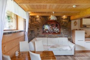Kuchyňa alebo kuchynka v ubytovaní Apartamenty Willa Szafran z widokiem na góry