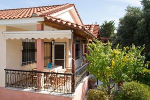 Μπαλκόνι ή βεράντα στο Holiday home in Nea Plagia, Chalkidiki +5 φωτογραφίες