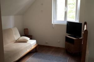 Et tv og/eller underholdning på A Carolles, maison idéale pour des vacances Nature