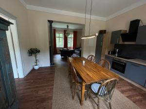 Kuchyň nebo kuchyňský kout v ubytování Luxuriöse FeWohnung Felsenblick