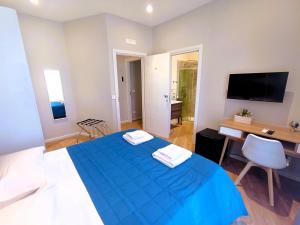 TV a/nebo společenská místnost v ubytování Angel rooms