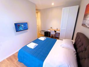 Postel nebo postele na pokoji v ubytování Angel rooms