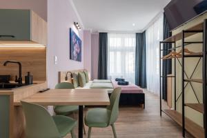 Posteľ alebo postele v izbe v ubytovaní Budapest Holidays Downtown