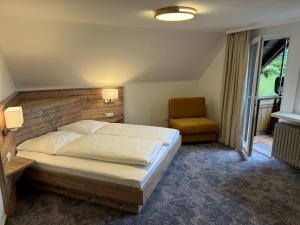 Voodi või voodid majutusasutuse Hotel Silberfelsen toas