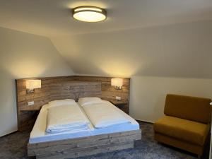Voodi või voodid majutusasutuse Hotel Silberfelsen toas