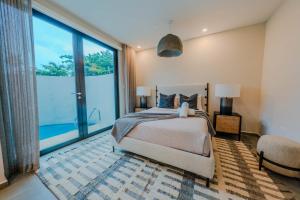 Voodi või voodid majutusasutuse Casa Loba Luxe Unit 3 with private pool toas