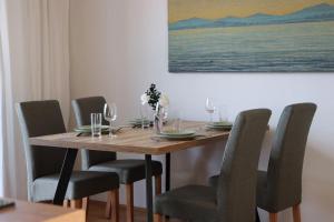 Χώρος καθιστικού στο Ferienwohnung mit Aussicht +7 φωτογραφίες