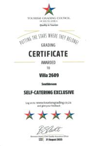 a flyer for a credentialing course with the words getting the stars where they belong at San Lameer Villa 2609 - 3 Bedroom Superior - 6 pax - San Lameer Rental Agency in Southbroom