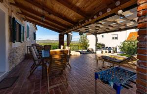 Balkón nebo terasa v ubytování 3 Bedroom Gorgeous Home In Benkovac