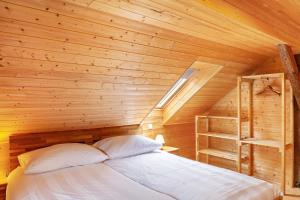 Posteľ alebo postele v izbe v ubytovaní Penthouse im Bauernhaus