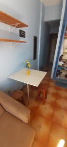 Posezení v ubytování Kit com vista linda perto das Castanheiras