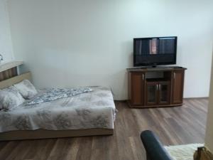 TV a/nebo společenská místnost v ubytování Panorama Vels