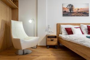 Postel nebo postele na pokoji v ubytování Wellness apartmán Pila na Kvildě