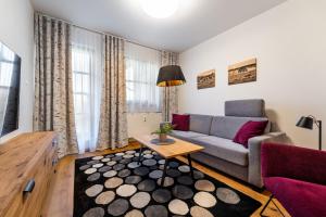 Posezení v ubytování Wellness apartmán Pila na Kvildě