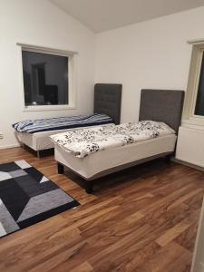 Postel nebo postele na pokoji v ubytování Söder Central