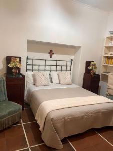 Letto o letti in una camera di Villa La Perla Capri