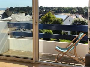 Balkón nebo terasa v ubytování Appartement vue mer + 4 fotografie